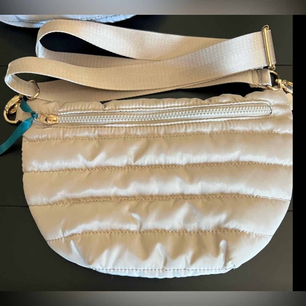 Pretty Simple Jolie Puffer Belt Bag, Sand